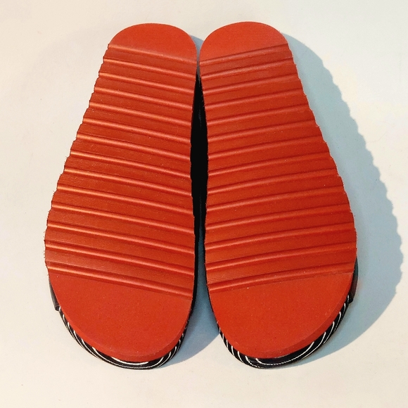 Daniele Ancarani black leather w red soles footbed sandals, EU41, NWT - Picture 10 of 13